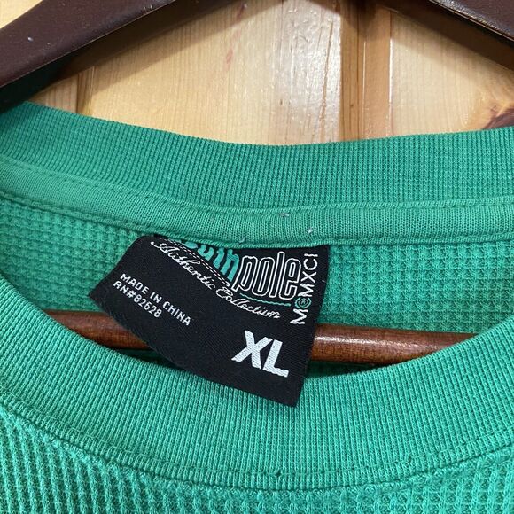 Southpole Shirt Men's XL Green Thermal Waffle Knit LS Authentic Collection - Picture 3 of 7